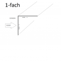 Preview: Edelstahl Winkel blank 3mm V2A