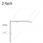 Preview: Edelstahl Winkel blank 3mm V2A