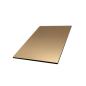 Preview: Aluverbundplatte | einseitig Bronze gebürstet | 3 mm | Aluminium und Kunststoff