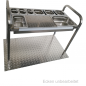 Preview: Grillteppich, Kaminbodenplatten aus Aluminium Riffelblech Duett 1,5/2,0mm stark