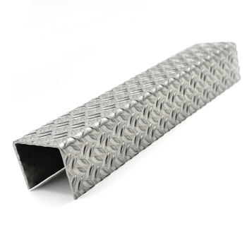 Aluminium Riffelblech | Gerstenkorn | 1,5/2,0mm | Ultra-Rutschfest | U-Profil