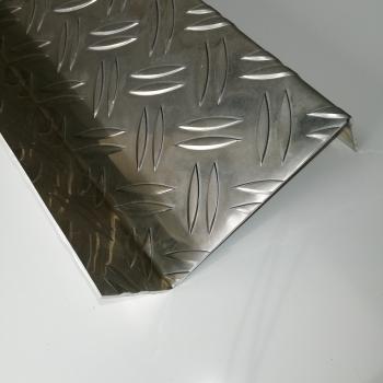 Z-Profil aus Alu Riffelblech Duett 1,5/2mm