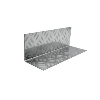 Preview: Edelstahl Riffelblech | Mandorla Trio | 0,8/1,0mm | L-Winkel