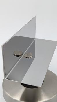Edelstahl V2A L-Profil hochglanzpoliert 1,0 mm stark Super-Mirror 8