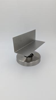 Edelstahl Winkel 5WL dessiniert 1mm V2A