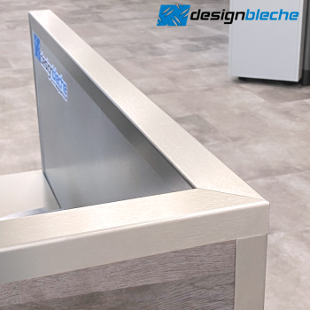 Alu U-Profil glatt natur 0,8mm stark ohne Schutzfolie Al 99,5