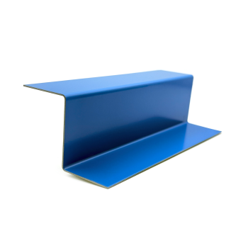 Z-Profil | Stahl verzinkt | 1mm | RAL 5015 himmelblau