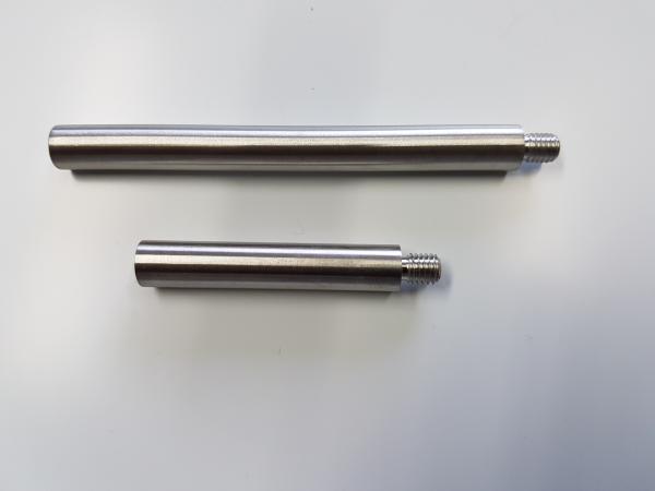 Edelstahl Verbindungsstift 75mm Nutzlänge Ø 12mm mit M8 Gewinde