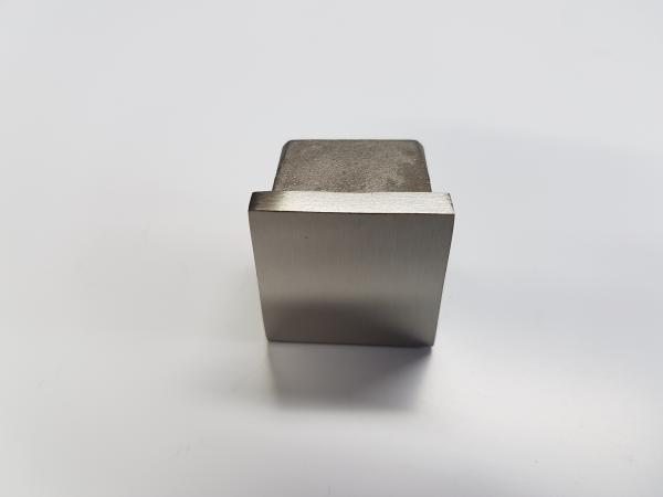 Edelstahl Endkappe für 30x30x2,0mm Vierkantrohr