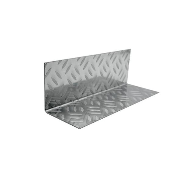 Edelstahl Riffelblech | Mandorla Trio | 0,8/1,0mm | L-Winkel