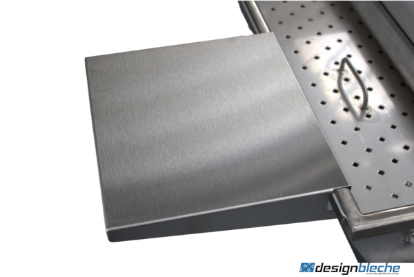 Mangal Grill Ablage aus Edelstahl