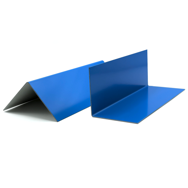 Winkel Stahl verzinkt | 1mm | RAL 5015 himmelblau